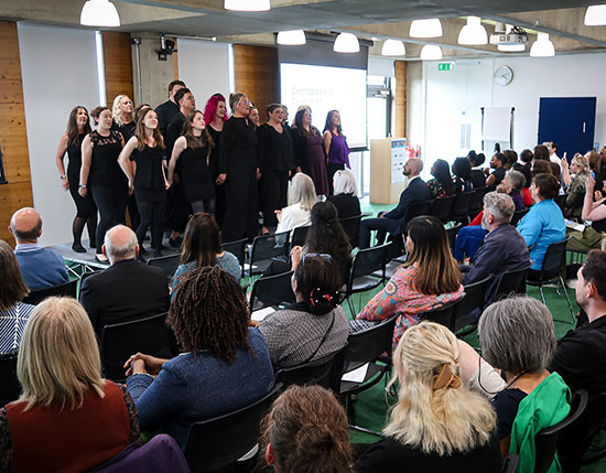 Company Conference Choir Performance